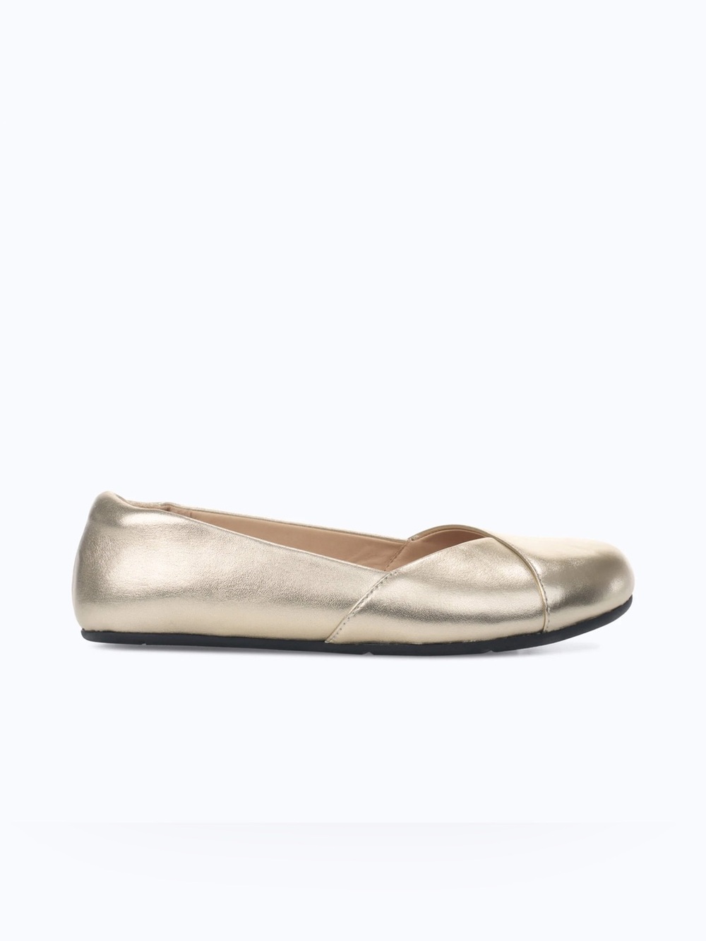 Xero Shoes Phoenix Metallic Gold Leather Slip-On Flats Barefoot Size Women’s 7